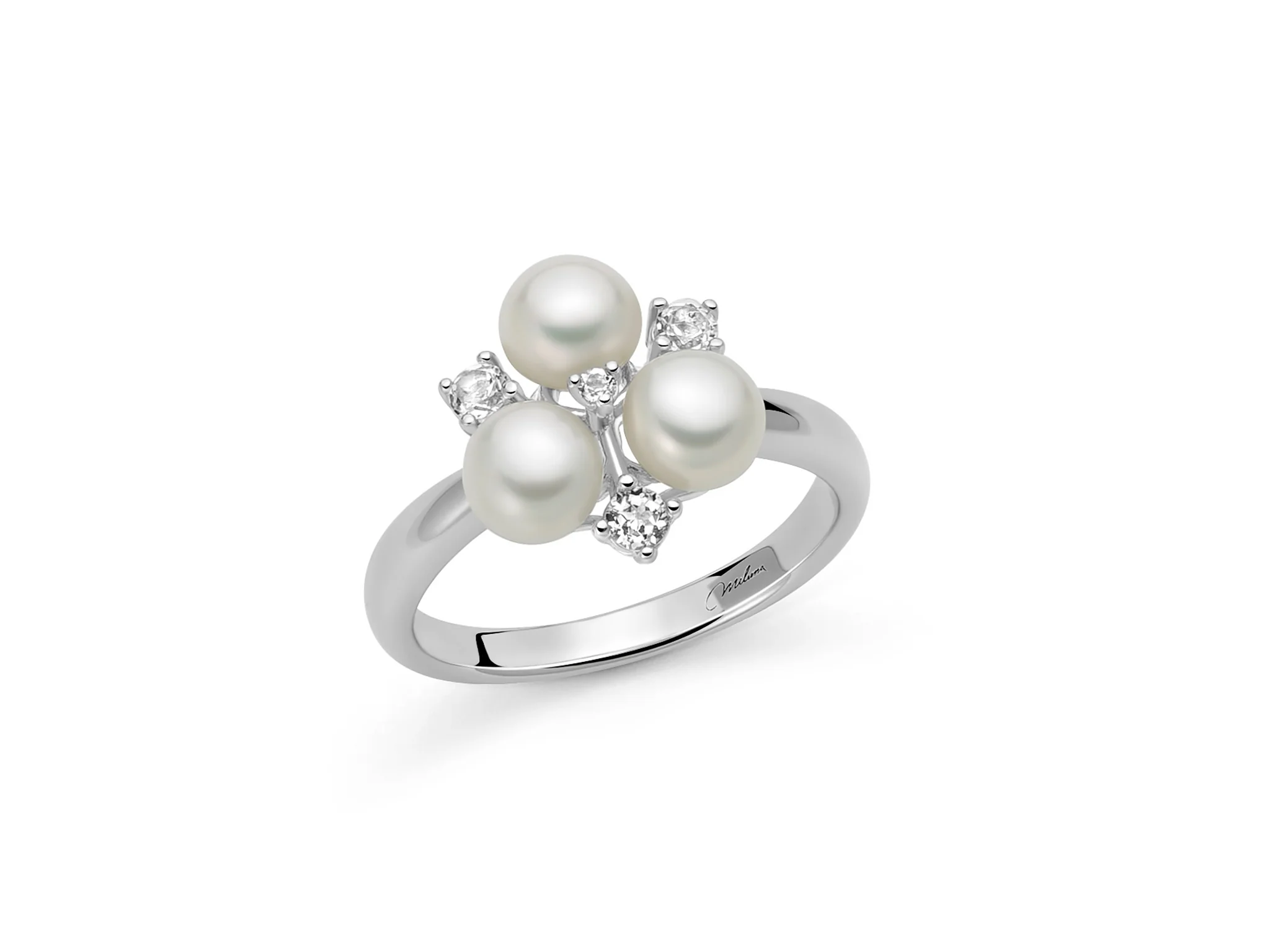 Anello di perle Unica Bouquet con perle Oriente