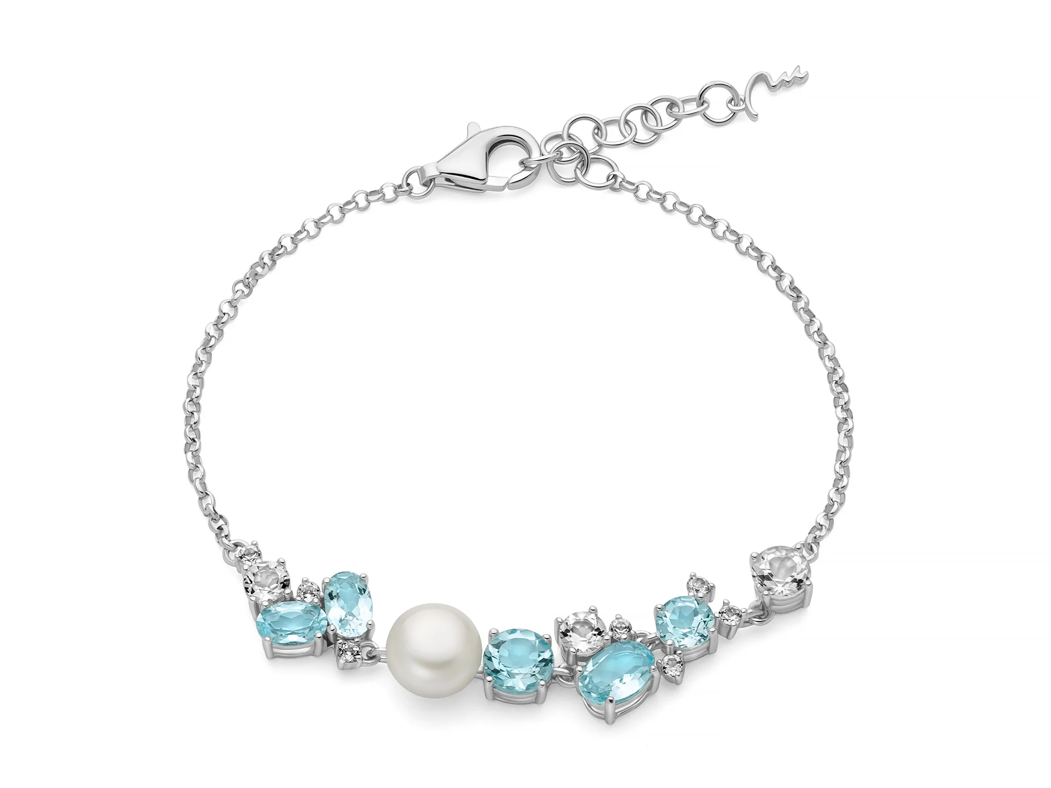 Bracciale Celestia con perla Oriente e Gemma del Cielo