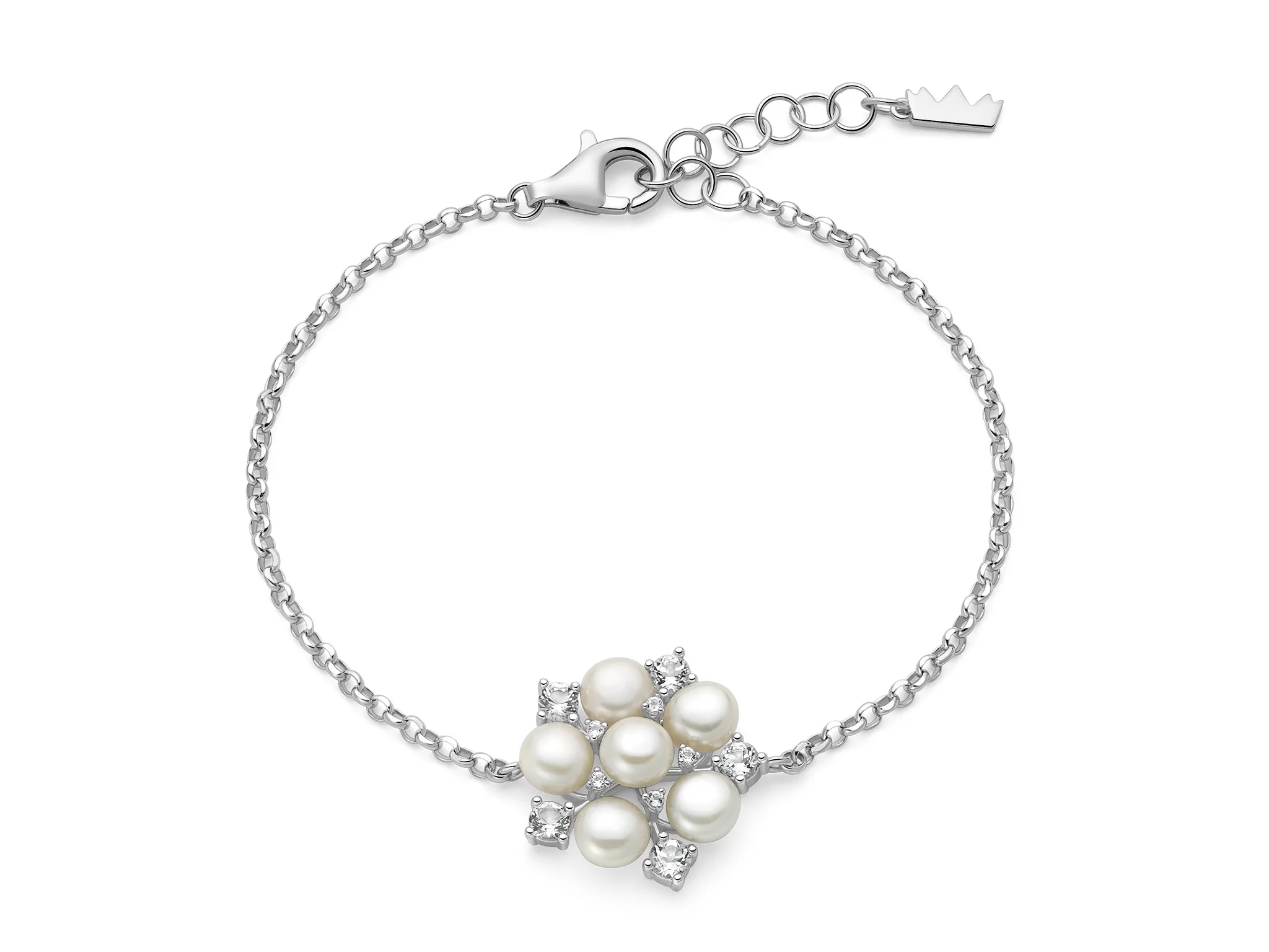 Bracciale di perle Unica con Bouquet di perle Oriente